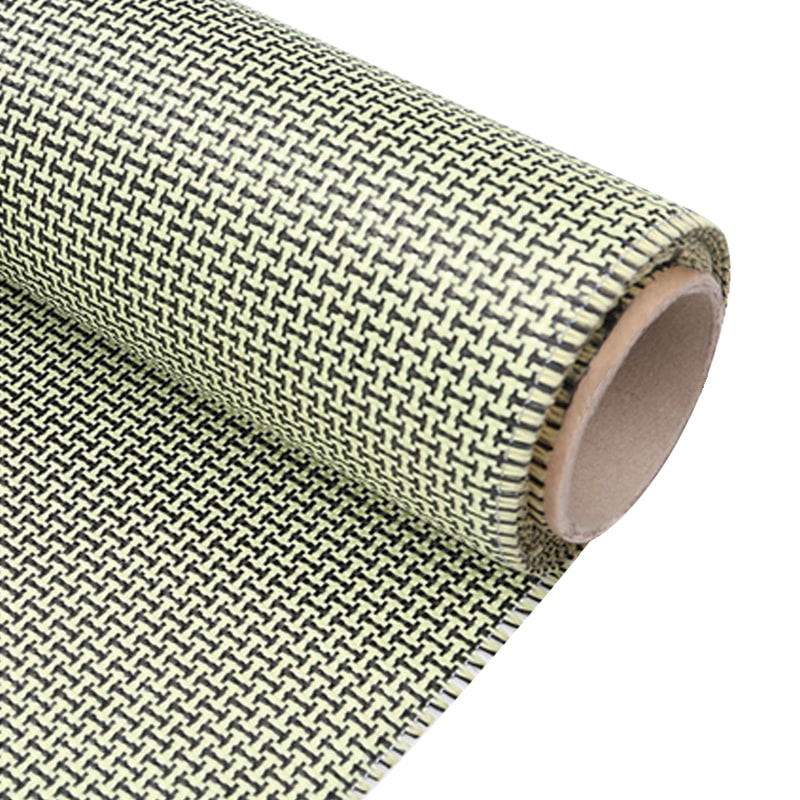 Žuta/crna mješavina ugljika Aramida Žuta/crna mješavina ugljika Aramida